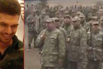 Şehit üsteğmenin birliğinden anlamlı video