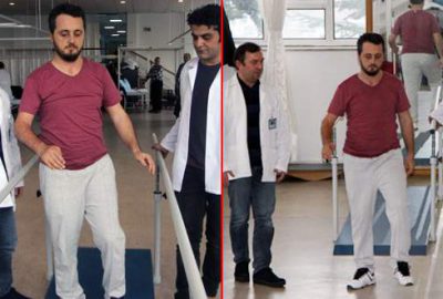 Yürüyemez deniliyordu, doktoru sayesinde bir ayda yürüdü