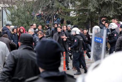 Marmara Üniversitesinde gerginlik