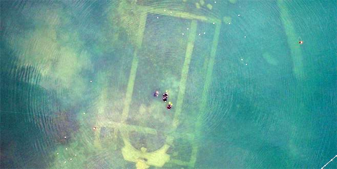 İznik Gölü’nde bazilikadan daha eski tarihi kalıntı ortaya çıktı