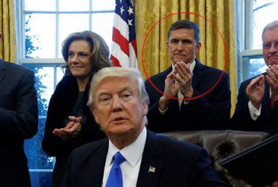 Flynn, Beyaz Saray’daki görevinden istifa etti