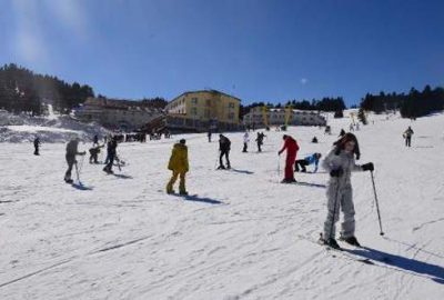 Uludağ’da ‘Sevgililer Günü’ yoğunluğu