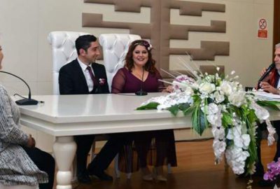 Sevgililer Günü’nde Nilüfer’de ’evet’ dediler