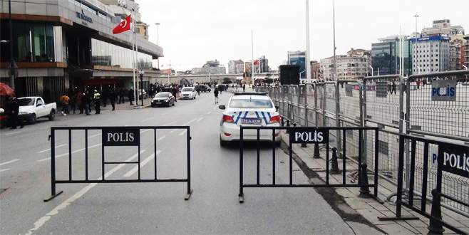 Taksim’de güvenlik önlemleri