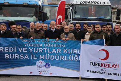 Bursa’dan Halep’e yardımlar sürüyor