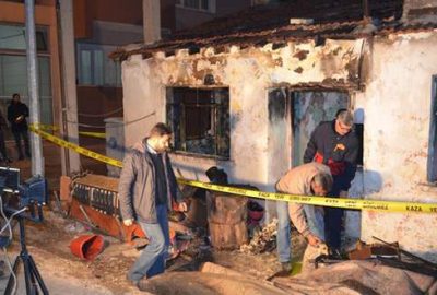13 aylık bebek yangında öldü