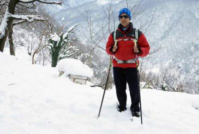 Bursalı görme engelli Necdet, ‘5 Maraton 5 Zirve’ projesinin finalinde