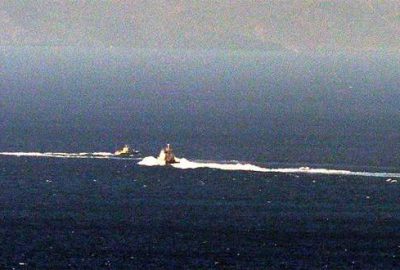 Türk karasularını ihlal eden Yunan botu geri çevrildi