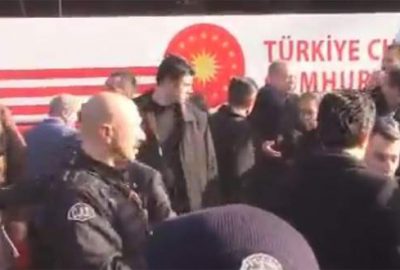 Cumhurbaşkanı Erdoğan’ın konvoyunda üzücü kaza