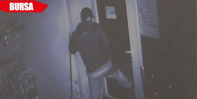 Seri hırsızlık güvenlik kamerasında