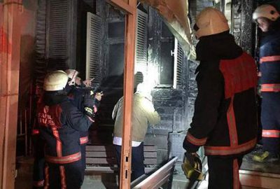 Müjdat Gezen Sanat Merkezinde yangın