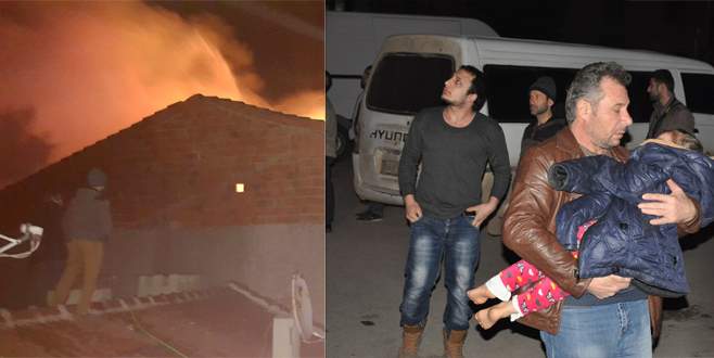 Bursa’da korkutan yangın