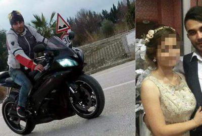 Yeni aldığı motosiklet sonu oldu