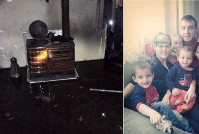 Yangında 15 aylık bebek yanarak can verdi