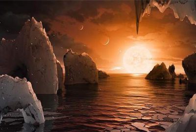 Dünya'dan 40 ışık yılı uzakta Trappist-1 ismi verilen yıldızın yörüngesinde