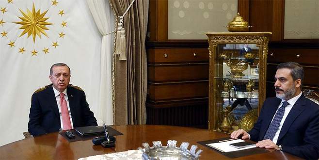 Cumhurbaşkanı Erdoğan MİT Müsteşarı Fidan’ı kabul etti