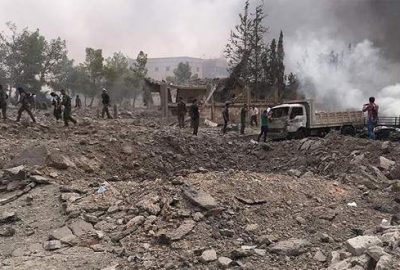 El Bab’ın kuzeyindeki ÖSO karargahına bombalı araçla saldırı