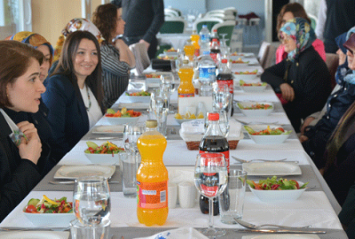 Şehit ve gazi yakınlarıyla buluştular