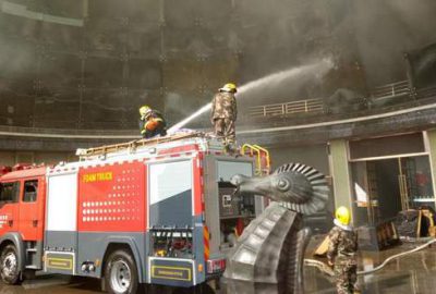 Çin’de otel yangını