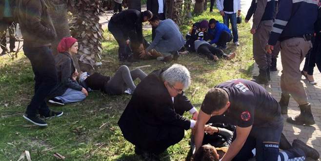 MHP konvoyunda kaza: 4 yaralı