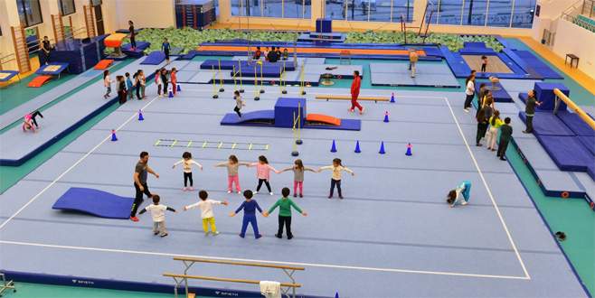 Geleceğin cimnastikçileri Nilüfer’de yetişiyor