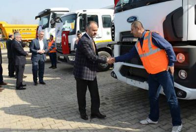 İnegöl Belediyesi’nin araç parkuruna takviye