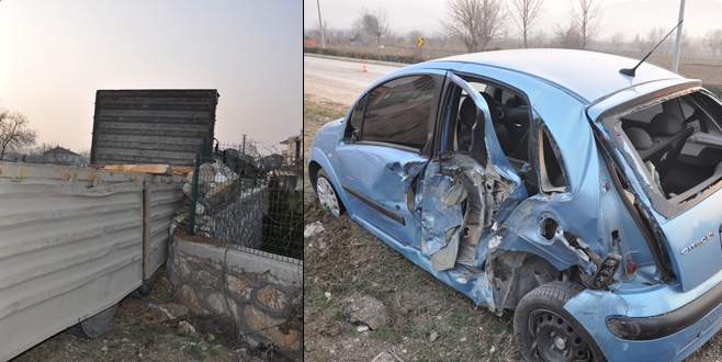 Kamyonla otomobil çarpıştı: 7 yaralı