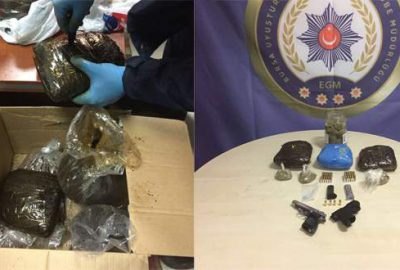 Bursa’da kargo paketinden uyuşturucu çıktı