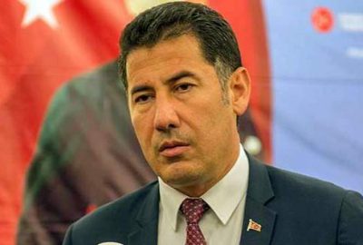 Oğan’ın konuştuğu kürsüyü deviren kişi serbest