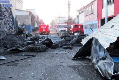 Gaziantep’te sanayi sitesinde patlama