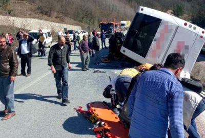Bursa’da otobüs devrildi: 7 ölü, 39 yaralı