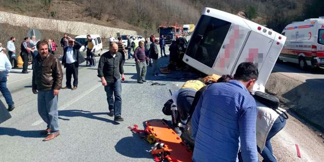 Bursa’da otobüs devrildi: 7 ölü, 39 yaralı