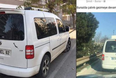 Çalınan arabasını sosyal medya sayesinde buldu