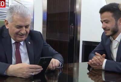 Başbakan Yıldırım, uçakta kız istedi