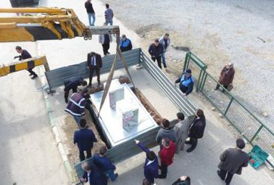 Gürsu’da 20 noktaya yeraltı çöp konteyneri