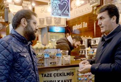 Başkan Dündar, çarşı esnafını ziyaret etti