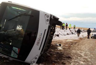 Cenaze dönüşü feci kaza: 2 ölü, 5 yaralı