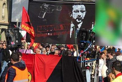 İsviçre’den Erdoğan’ı hedef gösteren pankarta soruşturma