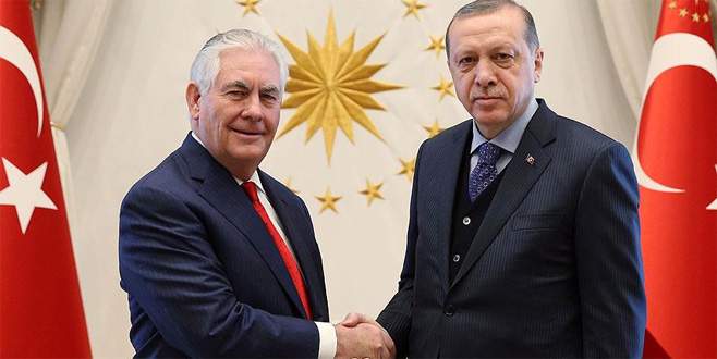Erdoğan ile Tillerson terörle mücadeleyi görüştü
