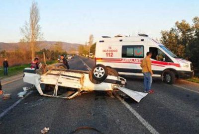 Bursa’da feci kaza: 2 yaralı