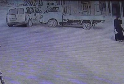 Anne ve oğlu ölümden böyle kurtuldu