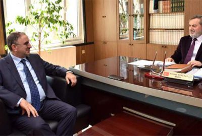 Başkan Sadi Kurtulan’dan yeni müftüye ziyaret
