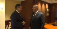 Mevlüt Çavuşoğlu ile Sigmar Gabriel bir araya geldi