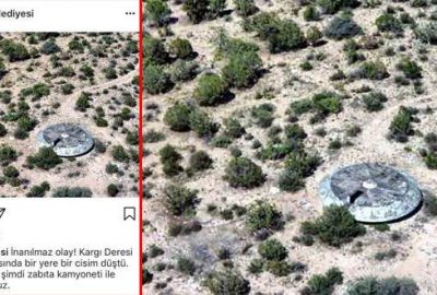 Belediyeden UFO’lu 1 Nisan şakası