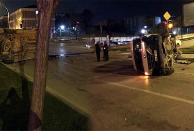 Bursa’da servis minibüsü ticari araçla çarpıştı