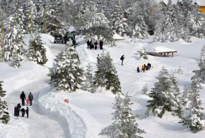 Uludağ’da kar kalınlığı 80 santimetre