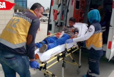 Balık tutarken kanlar içinde kaldı