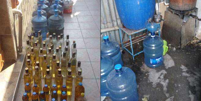 Bursa’da sahte içki operasyonu