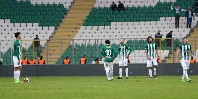 Bursaspor kalesini gole kapatamıyor