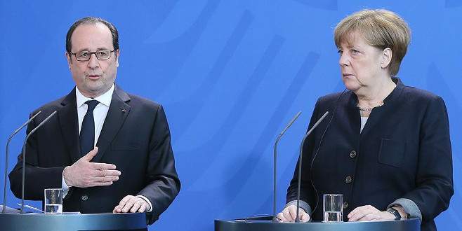 Merkel ve Hollande’dan ortak Suriye açıklaması